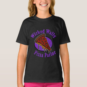 Camiseta Restaurante Retro Wicked Wally's Pizza
