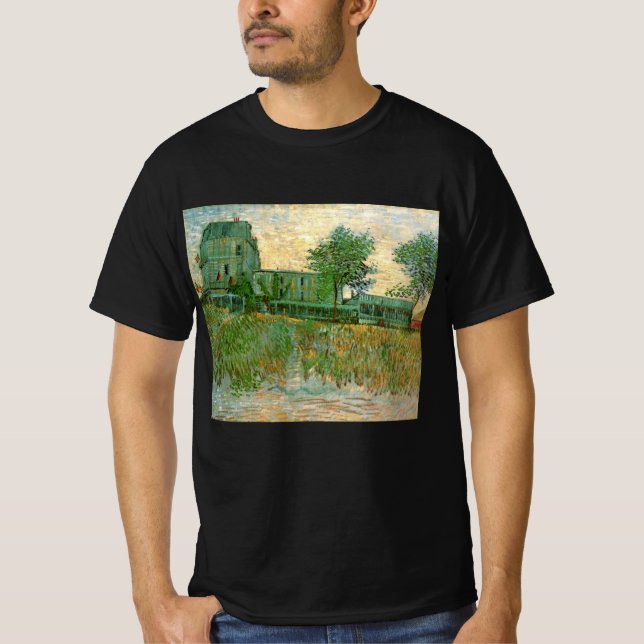 Camiseta Restaurante Sirene, Asnières por Vincent van Gogh (Frente)