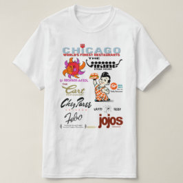 Camiseta Restaurantes Chicagoland favoritos, v2.