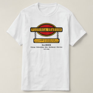 Camiseta Restaurantes da Estação Victoria de Illinois 197