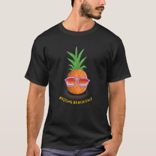 Camiseta Resting Beach Face Summer Vacing Beach Hawaii Pi