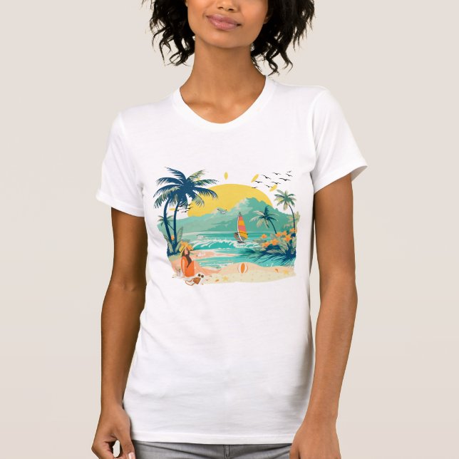 Camiseta Resting Beach for Summer (Frente)