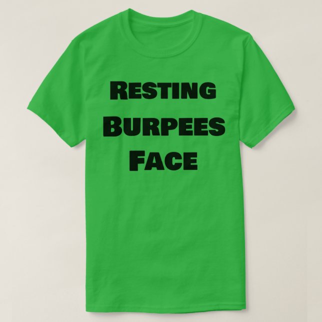 Camiseta Resting Burpee Face (Frente do Design)
