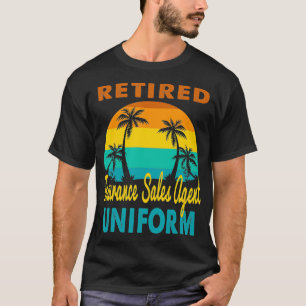 Camiseta Ret Tropical Uniforme do Agente de Vendas de Segur