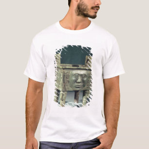 Camiseta Retangular "ting" a embarcação com rostos humano