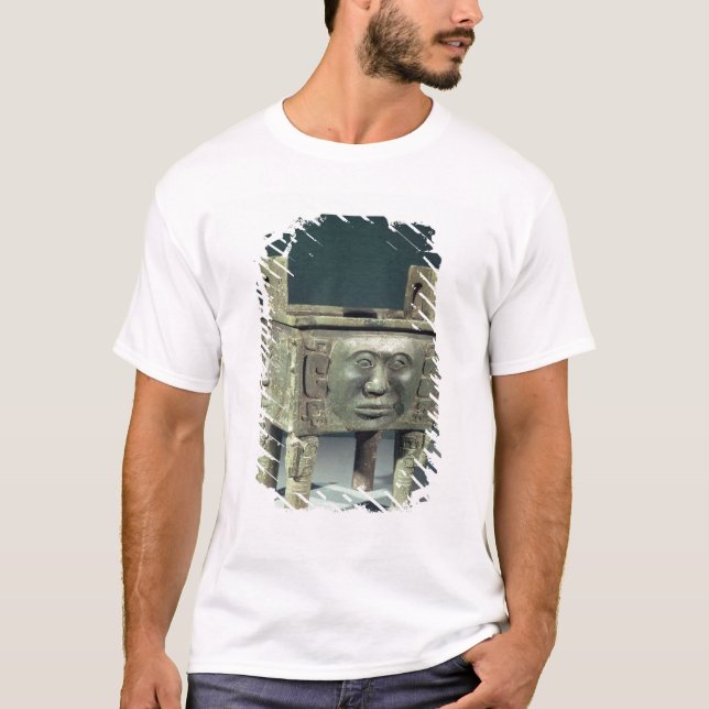 Camiseta Retangular "ting" a embarcação com rostos humanos (Frente)