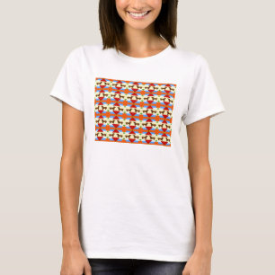 Camiseta Retângulo Dachshund Quilt