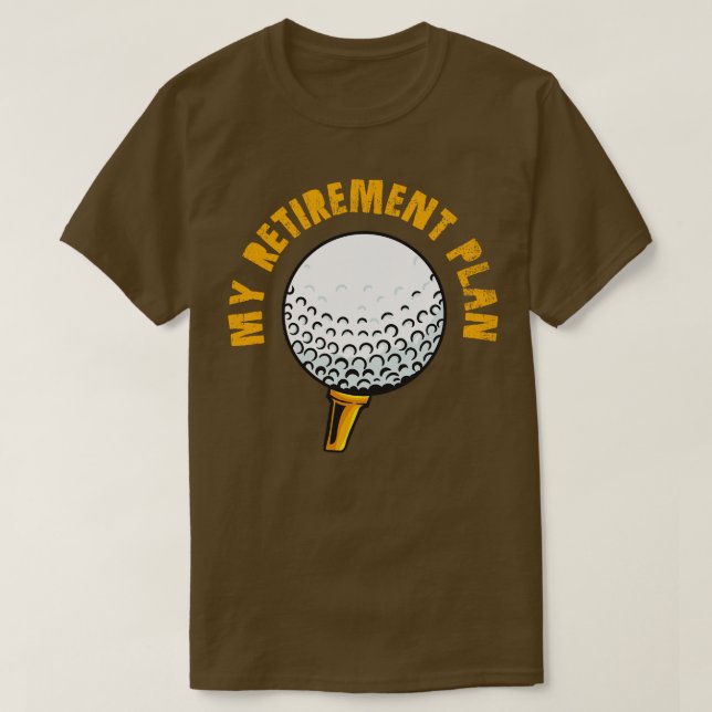 Camiseta Retenção Golfer Golfing 1 (Frente do Design)