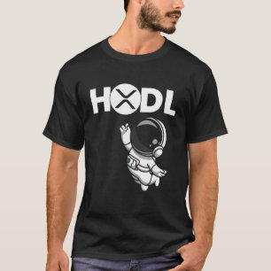 Camiseta Retenção, Hodl XRP Ripple Moon Crypto Cryptocurr