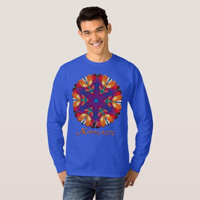 Camiseta Reticule Namaste Kaleidoscope T-Shirt (Frente Completa)