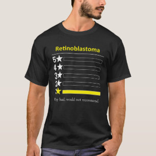 Camiseta Retinoblastoma Muito ruim, não recomendo