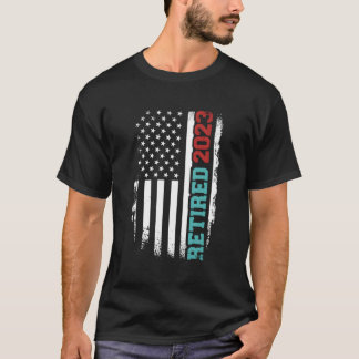 Camiseta Retirada 2023, Bandeira Americana Para Reforma E P