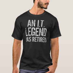 Camiseta Retirada da aposentadoria das tecnologias da infor