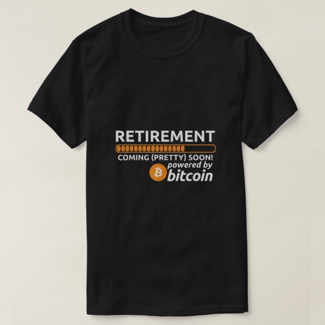 Camiseta Retirada de Cripto BTC Bitcurrency (Frente do Design)