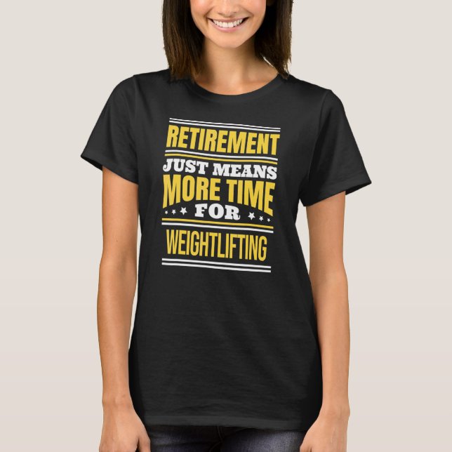 Camiseta Retirada de Levantamento de Peso (Frente)