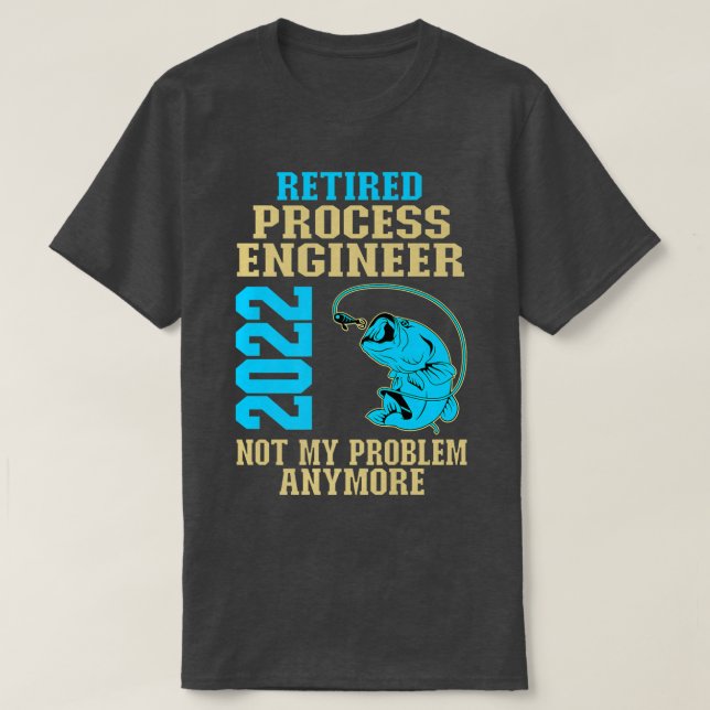 Camiseta Retirada do Engenheiro de Processo 2022 com Retira (Frente do Design)