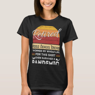 Camiseta Retirada do Professor do Ensino Médio