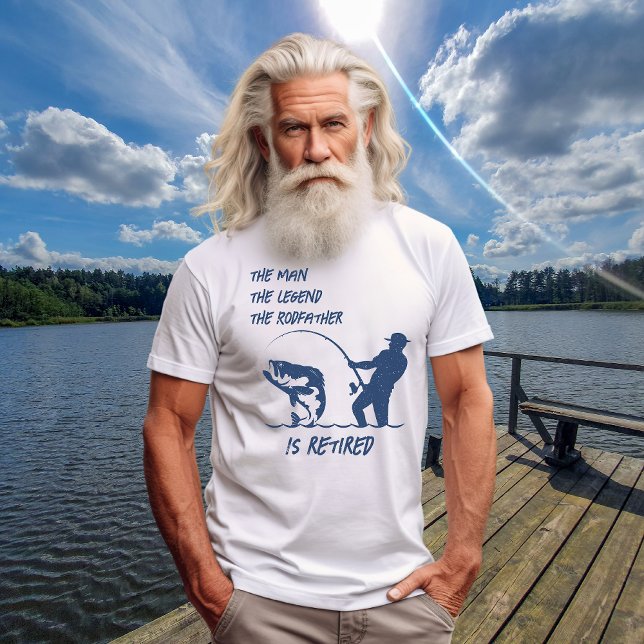 Camiseta Retirada Pescar o Roddad Peixe Grande (Criador carregado)