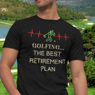 Camiseta Retirando Golfer
