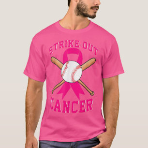 Camiseta Retirar o Cancer de Mama Baseball Combater a Consc