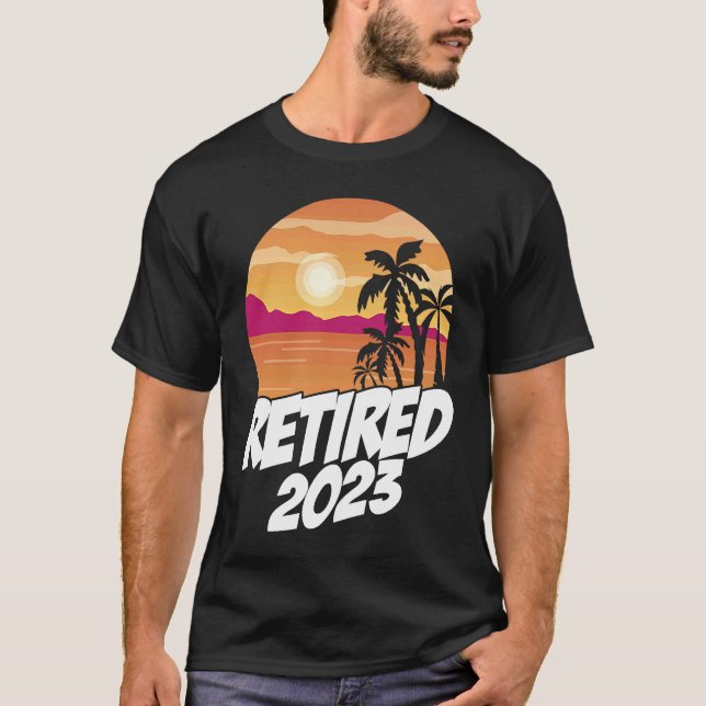 Camiseta Retired 2023 Graphic Retirement Retired Retiree Pe (Frente)