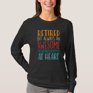 Camiseta Retired But Awesome HR Representative  Retirement 