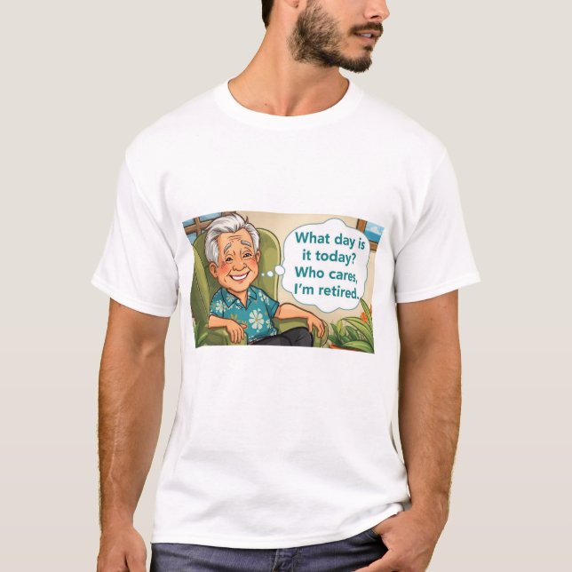 Camiseta Retired grandpa t shirt (Frente)
