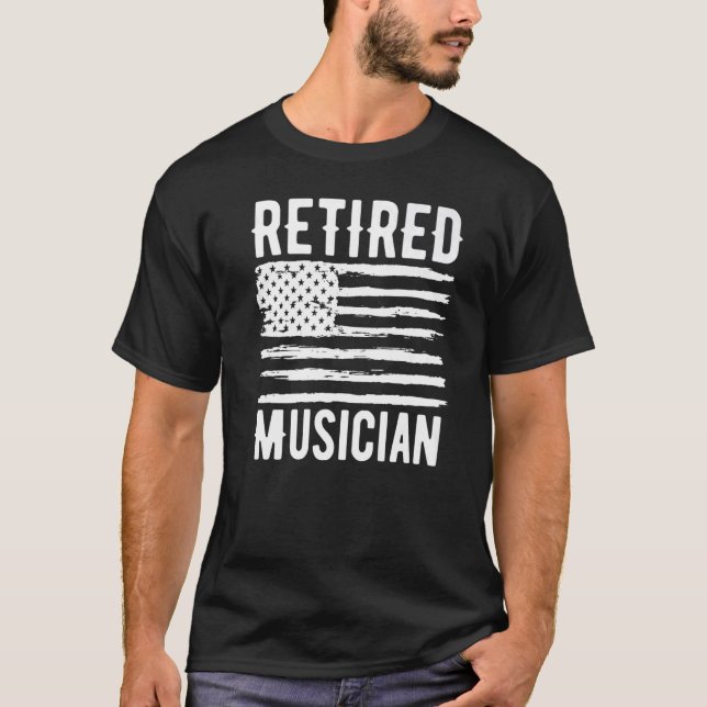 Camiseta Retired Mortician Profession American Flag Premium (Frente)