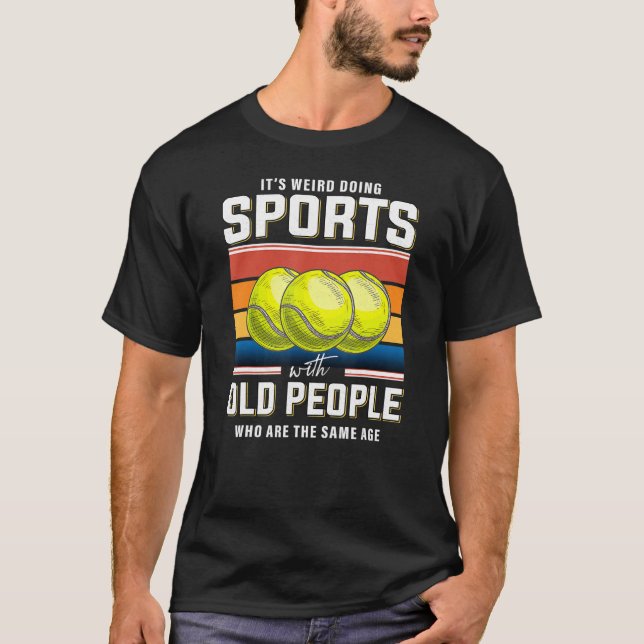Camiseta Retired tennis coach senior tennis player retireme (Frente)