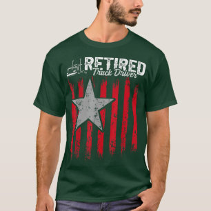 Camiseta Retired Truck Driver Trucker Retirement