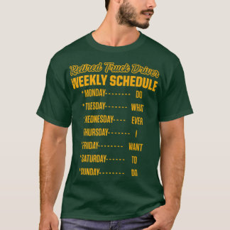 Camiseta Retired Truck Driver Trucker Retirement2438