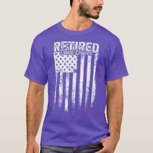 Camiseta Retired Truck Driver Trucker Retirement 2415