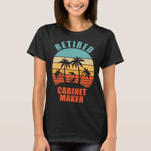 Camiseta Retiremen Feliz de Maquinista de Gabinete Aposenta