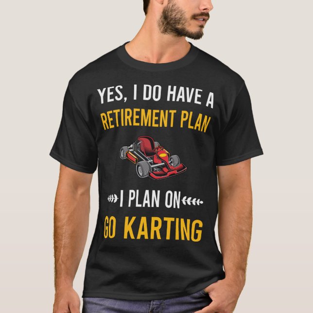 Camiseta Retirement Go Karting Kart Gokart Go-kart (Frente)