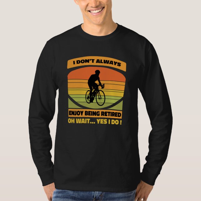 Camiseta Retirement Plan Bicycle Cool Bike Riding Retired M (Frente)
