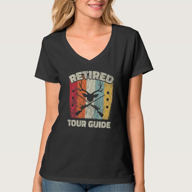 Camiseta Retirement Retired Tour Guide (Frente)