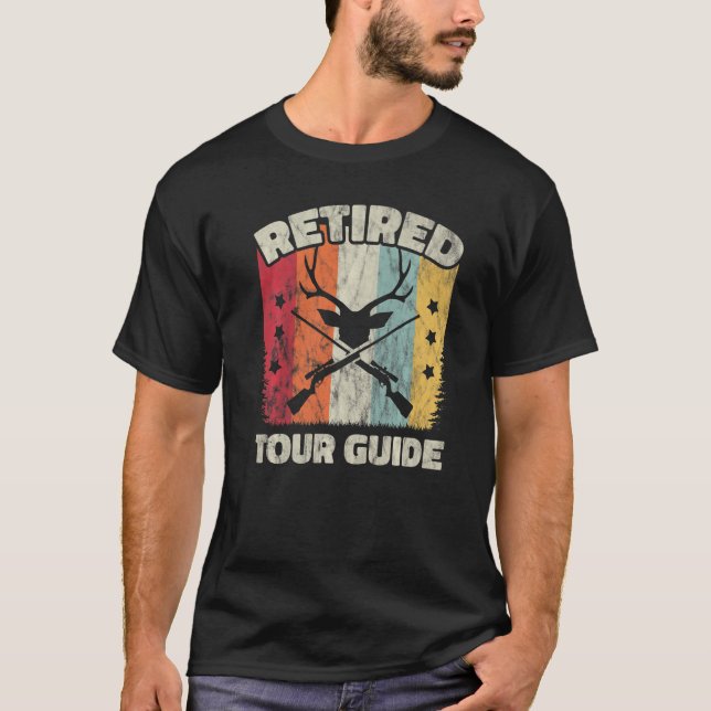 Camiseta Retirement Retired Tour Guide (Frente)