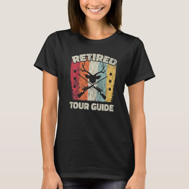 Camiseta Retirement Retired Tour Guide (Frente)