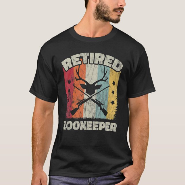 Camiseta Retirement Retired Zookeeper (Frente)