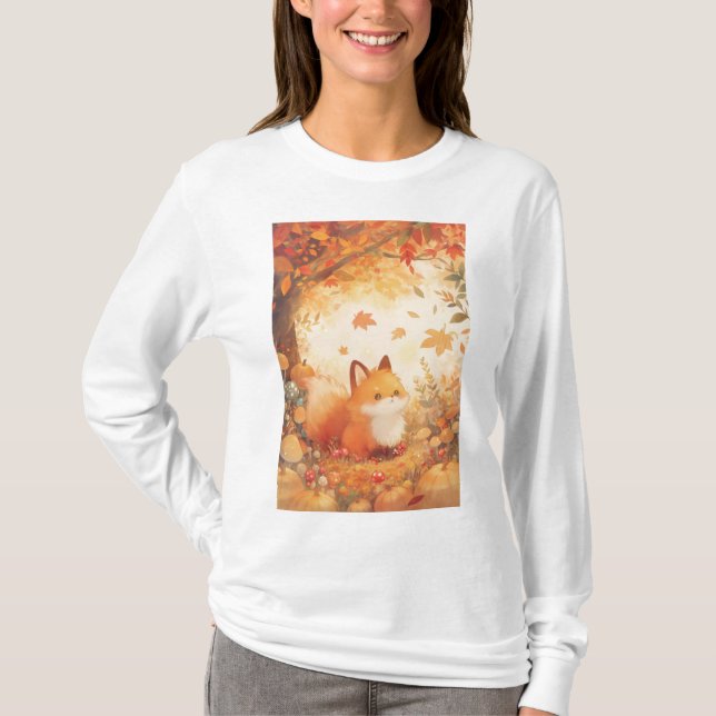 Camiseta Retiro de Outono da Raposa (Frente)