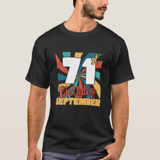Camiseta Reto 71Ruas Aniversário, Nascer De 71 Anos Em Sete