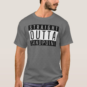 Camiseta Reto de Sandpoint Idaho Sandpoint ID Oversi