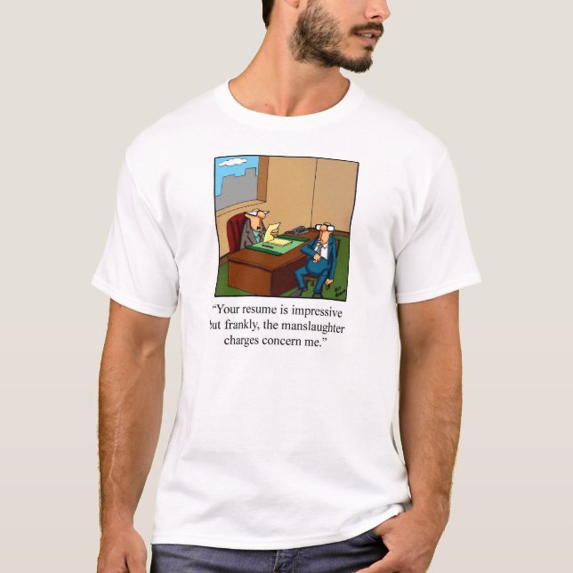 Camiseta "Retomar Impressionante" do Humor Comerci (Frente)