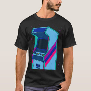 Camiseta Retorna do Console Clássico da Máquina de Jogos