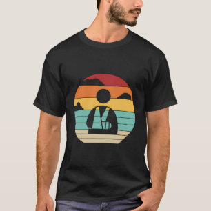 Camiseta Retorna Perna do Braço Quebrada Osso Quebrado Dedo