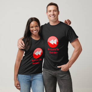 Camiseta Retornar ao remetente
