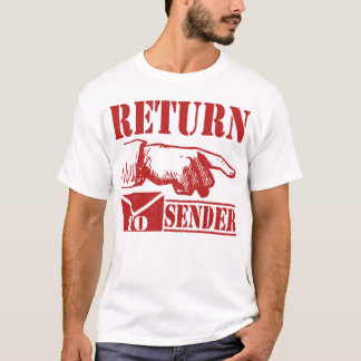 Camiseta Retornar ao remetente
