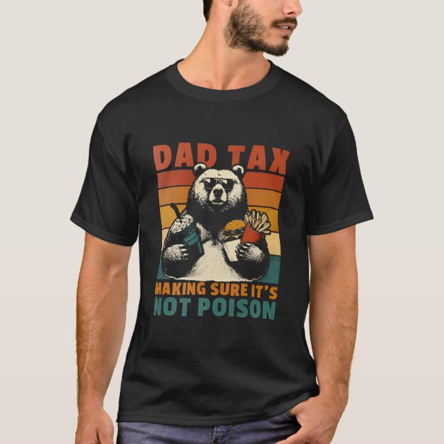 Camiseta Retorno do Imposto sobre o Pai do Raccoon legal (Frente)