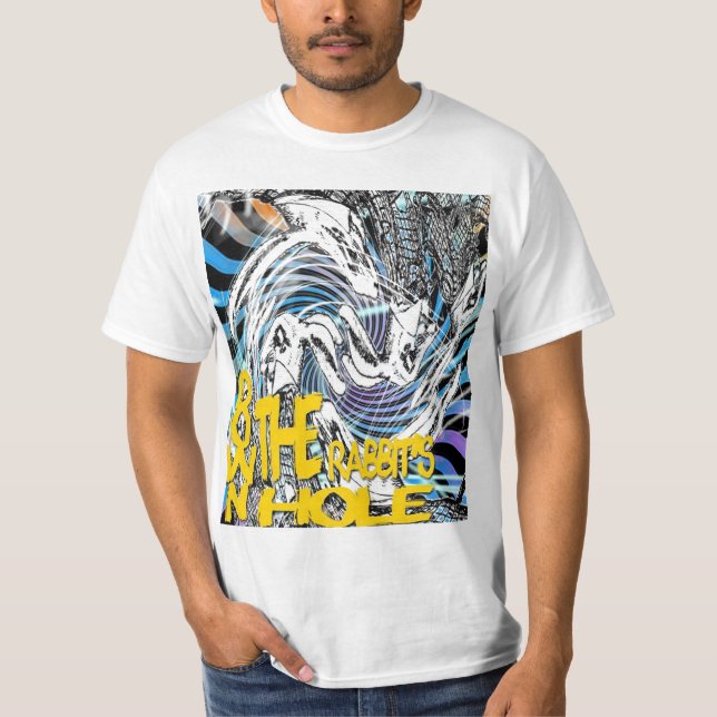 Camiseta Retorno/! /Música: Abaixo do furo de coelho (Frente)