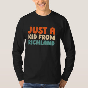 Camiseta Retrai-Nos A Cidade Americana Apenas Uma Criança D